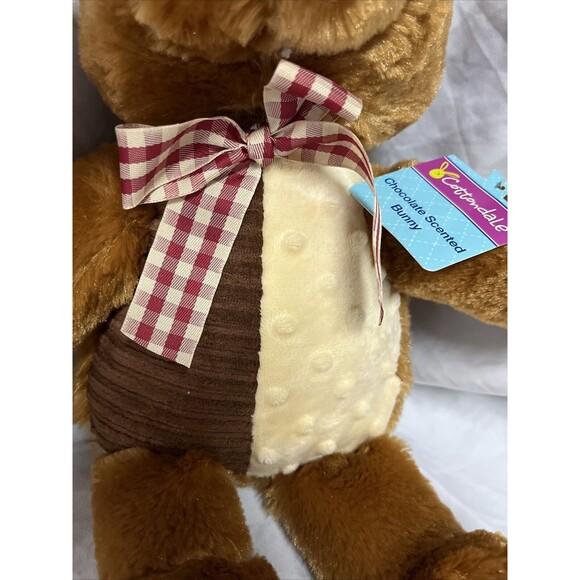 NWT Homerbest 15 Inch Brown Bunny‎ Chocolate Scented Rabbit Plush Stuffed Animal - Picture 3 of 10